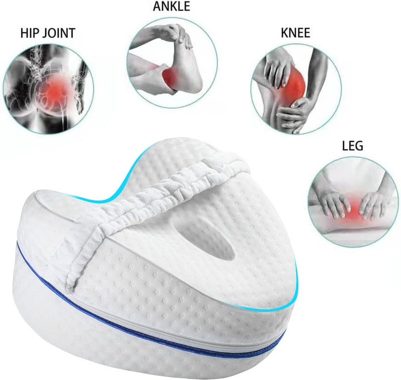 Vertdens Leg Pillow, Knee Pillow for Side Sleepers, Leg Pillows for Sleeping, Knee Cushion for Sleeping,Suitable for Relieving Leg, Back, Knee Pain - Image 3